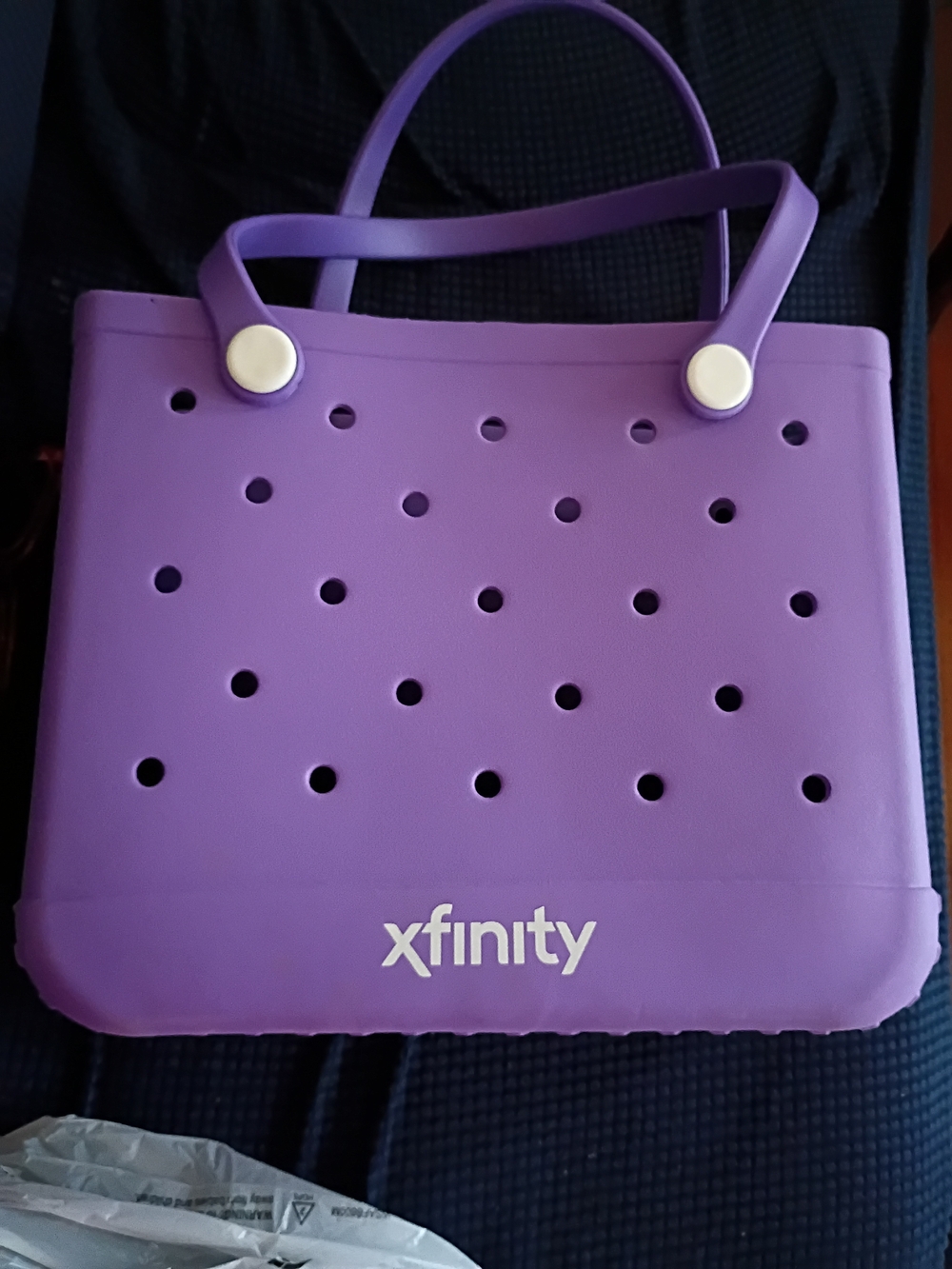 Xfinity Purple Bogg Style Tote Bag